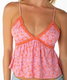 Roxy Coastal Sun Tank Top Camella Solar Floral detail zoom