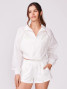 Thrive Societe Women's Cropped Running Jacket Crop White Front