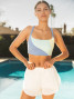Thrive Societe Fly Away Running Shorts White full