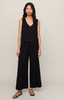 Z Supply Women's Sloane V-Neck Cotton Jersey Tank Top in True Black