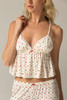 Happy Camp3r Women's Cherry Hearts Penelope Tank Top Cherry print side view