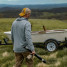 Poncho Outdoors Men's UV Hoodie grey lifestyle