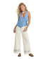 Billabong Lyla Saltwashed Halter Top Sea Blue full view