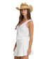 Billabong Women's Eyelet Forever Woven Tank Top Salt Crystal Side