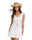 Billabong Women's Eyelet Forever Woven Tank Top Salt Crystal Front