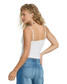 Billabong Women's Riptide Daisy Knit Tank Top Salt Crystal back view