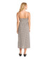 Billabong Women's Beach Check Midi Dress white black back