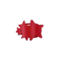 Teleties Small Flat Shooting Star Hair Clip in Red