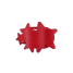 Teleties Medium Flat Shooting Star Hair Clip in Red
