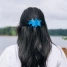 Teleties Medium Flat Shooting Star Hair Clip in Blue detail view