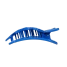 Teleties Large Flat Shooting Star Hair Clip in Blue