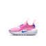 Nike Little Kids' Flex Runner 4 Shoes Pink Rise Playful Pink side view