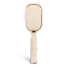 Teleties Detangler Hair Brush for Medium Hair in Tan side view