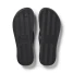 Archies Footwear Men's Arch Support Flip Flops Black bottom view