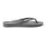 Archies Footwear Men's Arch Support Flip Flops Charcoal side view