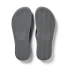 Archies Footwear Men's Arch Support Flip Flops Charcoal bottom view
