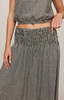 Z Supply Brooke Gingham Skirt Gingham Black detail zoom
