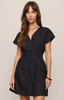 Z Supply Sanna Mini Dress SANNA BLACK Front