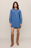Z Supply Lucie Denim Shirt Dress Dreamstate Full length