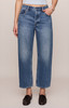 Z Supply Women's Off Duty Bowed Ankle Jeans BREAKPOINT Back front view