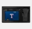The Ridge Texas Rangers Classic Wallet navy leather front view