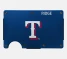 The Ridge Texas Rangers Classic Wallet navy leather full product view