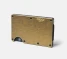 The Ridge Brass Wallet in brass finish side view