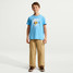 Nike Kids' Sportswear Mammal Tee Football Blue full front