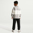 Nike Kids' Club Fleece Loose Pants Black White back view