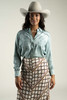 Sendero Provisions Co. Dakota Blouse faded sage front