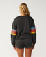 Rip Curl Women's Surf Revival Relaxed Crewneck Sweatshirt washed black back