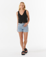 Rip Curl Women's Premium Surf Top black full view