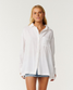 Rip Curl Women's Vibe Surf Long Sleeve Shirt White Front