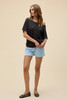Daydreamer Women's Solid Off-The Shoulder Tee