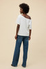 Daydreamer Women's Solid Off-The Shoulder Tee