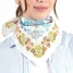 Vismaya Garden Veil Bandana in White