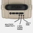 Turtlebox Cub Speaker Tan side angle