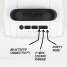 Turtlebox Cub Speaker White side detail