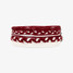 Pura Vida Game Day Friendship Bracelet Pack Maroon and White stacked