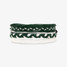 Pura Vida Game Day Friendship Bracelet Pack Green and White
