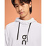 On Running Club Hoodie White fabric zoom