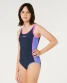 Rip Curl Girls' Surf Revival One-Piece Suit in Navy