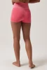 Spiritual Gangster Women's Seamless Love Shortie in Sunset Red