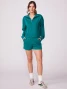 Thrive Societe Women's Ultraluxe Clean Front Shorts in Alpine Green