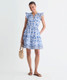 Vineyard Vines Women's Abigail Mini Dress Indie Floral White detail