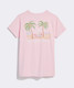 Vineyard Vines Women's Watercolor Hammock Short-Sleeve Pocket Tee in Pink Drink