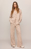 Z Supply Women's Hunter Knit Leopard Pants Hunter Sandstone full outfit