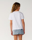 Rip Curl Girls' Wave Crop Tee 07HGTE back view