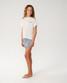 Rip Curl Girls' Surf Puff Relaxed Tee Bright Lilac front view