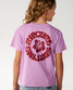Rip Curl Girls' Surf Puff Relaxed Tee Bone/Blue back view